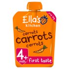 Ella's Kitchen Organic Carrots First Tates Baby Food Pouch 4+ Months 70g- best before 02/25