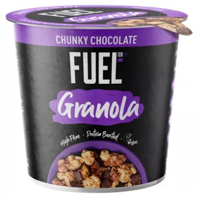 FUEL10K Protein Boosted Chunky Chocolate Granola 70g Best before 04/03/25