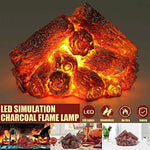 Charcoal Flame Effect Lantern Lamps, condition new but only 1 is working, open box