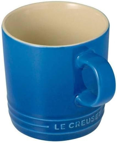 Le Creuset Stoneware Cappuccino Mug, 200 ml, Deep Teal new but scruffy packaging