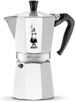 Bialetti Moka Express Aluminium Stovetop (9 Cup), 420ml, Silver. condition used- very good, no instructions/small marks on maker