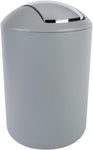 axentia Swing Lid Bin 5 L Matt Grey new