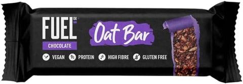 FUEL10K Chocolate Oat Bars, High in Protein & Fibre, 45 g- best before 04/11/24