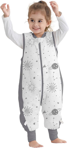 Miracle Baby Sleeping Bag with Legs, 2-3 Years (Gray Starry Sky L) condition new, open, scruffy bag (Ref TT342)