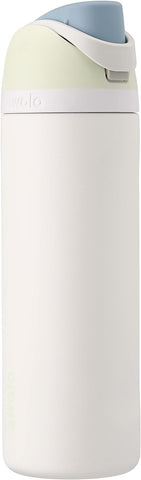 Owala FreeSip Insulated Stainless Steel Water Bottle with Straw 945 ml, Iced Breeze- new but dented/scruffy bottle