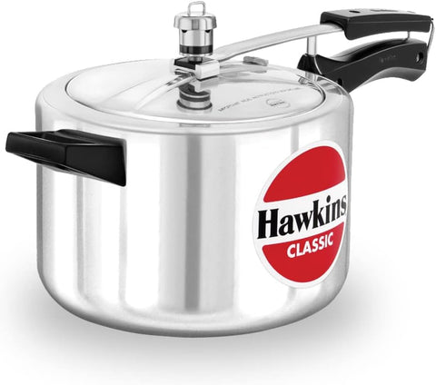 Hawkins Classic Pressure Cookers (5 Litre), condition new, open, scruffy box