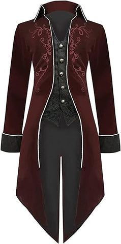 Sangdut Men’s Medieval Steampunk Tailcoat Jacket, size 3XL  refurbished  (ref tt131)