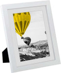 Photo Frame - 6x8 (15cm x 20cm) - Solid Wood Frames with HD Plexiglas, White- new but scruffy box