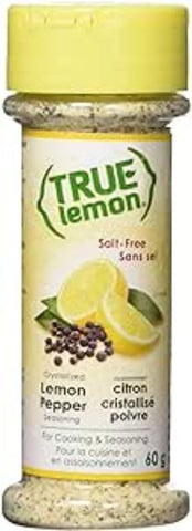 True Citrus Seasoning Shaker - Lemon Pepper 60g, best before 12/23