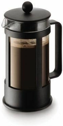 BODUM Kenya 8 Cup French Press Coffee Maker, Black, 1.0 l- new but open/scruffy box