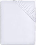 Utopia Bedding Fitted Sheet Small Double / 4ft, White- new but open/scruffy packaging