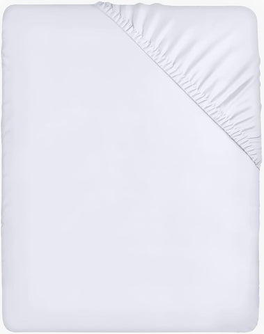 Utopia Bedding Fitted Sheet King, White (35 cm) condition new, open, scruffy packaging