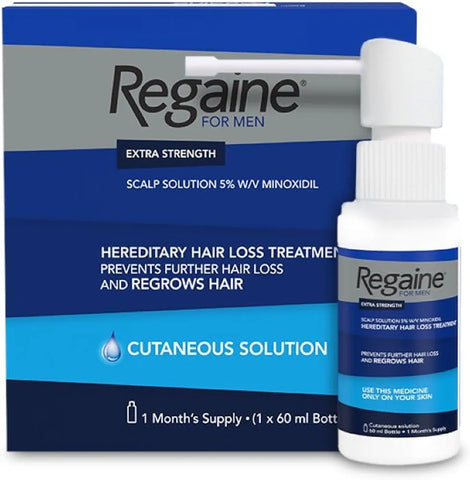 Regaine for Men Extra Strength best before 4/24 Scalp Solution for Hair Regrowth 60ml