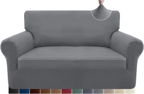 Granbest Stretch Sofa Cover 2 Seater , light grey  , new open bag