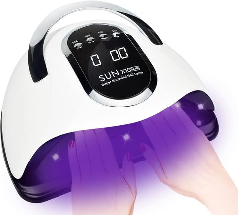 280W UV LED Nail Lamp, condition new, broken, scruffy box (Ref TT347)
