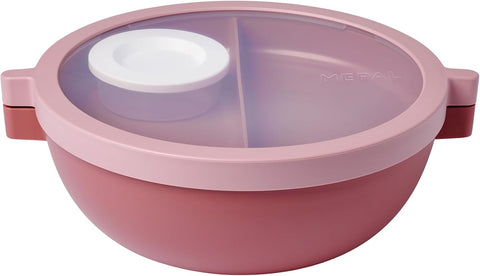Mepal - Bento Lunch Bowl Vita Multi-Compartment with lid- Vivid Mauve New
