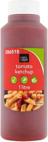 Chef's Larder Tomato Ketchup 1 Litre best before 11/25