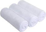 SINLAND Microfiber Gym Towels 3 Pack White 16 Inch X 32 Inch- new but opened packaging
