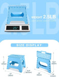 HOUSE DAY Folding Stool 28 cm, Light Blue- New