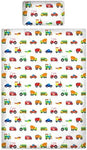 Birsppy 100% Cotton Kids Duvet Cover (Junior Duvet Cover 120x150cm + 1 Pillowcase 42x60) new