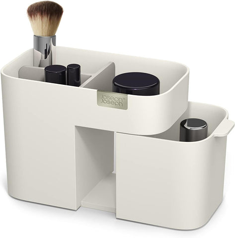Joseph Joseph Viva Compact Makeup Cosmetic Organiser with Drawer- Shell Grey used very good, some water/finger marks, open scruffy box