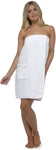 Ladies Towel Wrap 100% Cotton (White, S/M) condition new, no original packaging