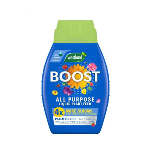 Westland Boost Liquid Plant Food 1L, dirty bottle