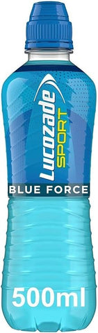 Lucozade Sport Blue Force 500ml- best before 10/24- (ref E49)