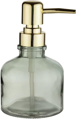 WENKO Atessa Mint Glass Soap Dispenser Refillable Up to 200 ml,  Ã˜ 8 x 14 cm- new but scruffy packaging