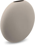 Cooee Design Vase Ceramic 20cm x19cm Height, Sand, condition used- good, some dots on glaze, few marks, chips, no original packaging