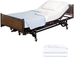 Fitted Hospital Bed Sheets - 2 Pack 36” x 84” x 12”- new but open/ scruffy packaging