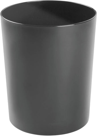 mDesign Wastebasket Bin , black,  new , few marks around and small chip on the edge