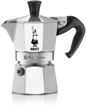 Bialetti Moka Express Aluminium Stovetop Coffee Maker (2 Cup), 8x11x11 cm, Silver, new, open/scruffy box