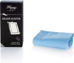 Hagerty Silver Duster Cloth, New but some stain by the folding, damaged box