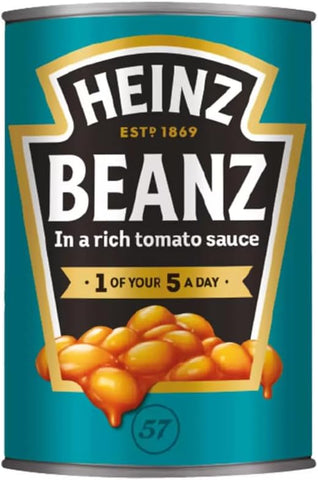 Heinz Baked Beans in a ich tomato sauce 415g - best before 11/25- dented tins