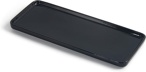 Ceramic Vanity Tray, Small Black, 16,5cm x 7,5cm condition new