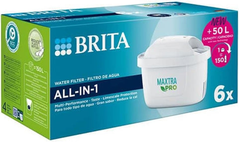 BRITA MAXTRA PRO All-in-1 Water Filter Cartridge 6 pack - new but damaged box