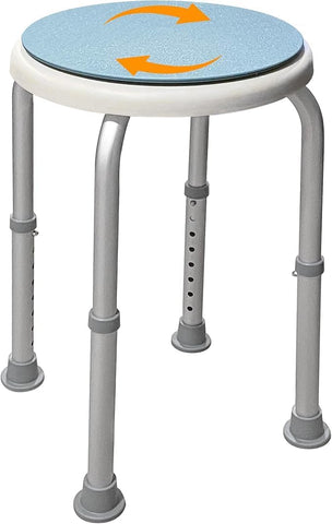Joey&Viggy Round Shower Stool , used-very good ,needs x4 screws