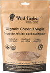 Wild Tusker Organic Coconut Sugar 400g, best before 02/06/24