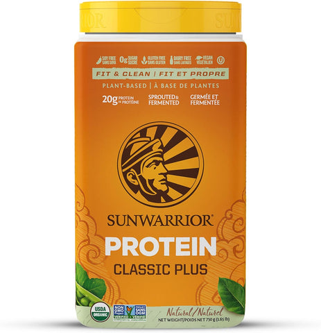 Sunwarrior Classic Plus Protein Natural 750 G 750 gr, best before 03/25