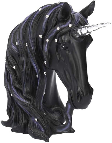 Nemesis Now Jewelled Midnight Small 15cm Figurine, Resin, Black- new but broken ear, possibly can be glued, open scruffy box