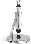 VEHHE Kitchen Roll Holder, Free Standing Paper Towel Holder with Spring Arm- new but open/scruffy box