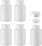 Sourcing map Plastic Lab Chemical Reagent Bottle 150ml/5oz - 5pcs- new but open box