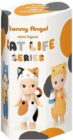 Sonny Angel Cat's Life Series 1 pc blind box- used good, broken box, opened box