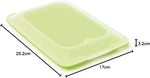 TATAY Set of 3 Cold Meat Containers with Lid, Microwave Safe, Lime Colour- new but no original packaging