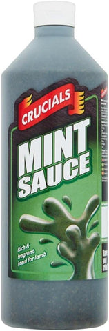 Crucials Mint Squeezy Sauce 1L, best before 07/25, damaged cap