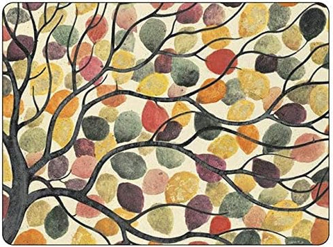 Pimpernel Dancing Branches 4 Placemats,3 0.5 x 23cm, condition used- very good, only 4 mats of the set, slight mark on 1