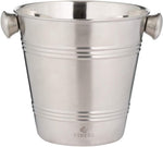 Viners Barware Silver Stainless Steel Single Wall Ice Bucket, 1 Litre, condition new