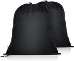 OTraki 2 PCS Drawstring Travel Laundry Bag 50x60cm, condition new, damaged, open pack, taped