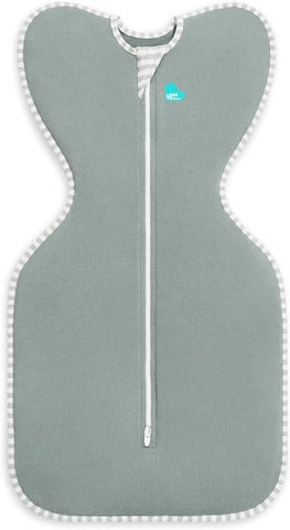 Love to Dream Swaddle Up™ Lite 0.2 TOG - Olive, Small 3.5-6kg- new but scruffy box